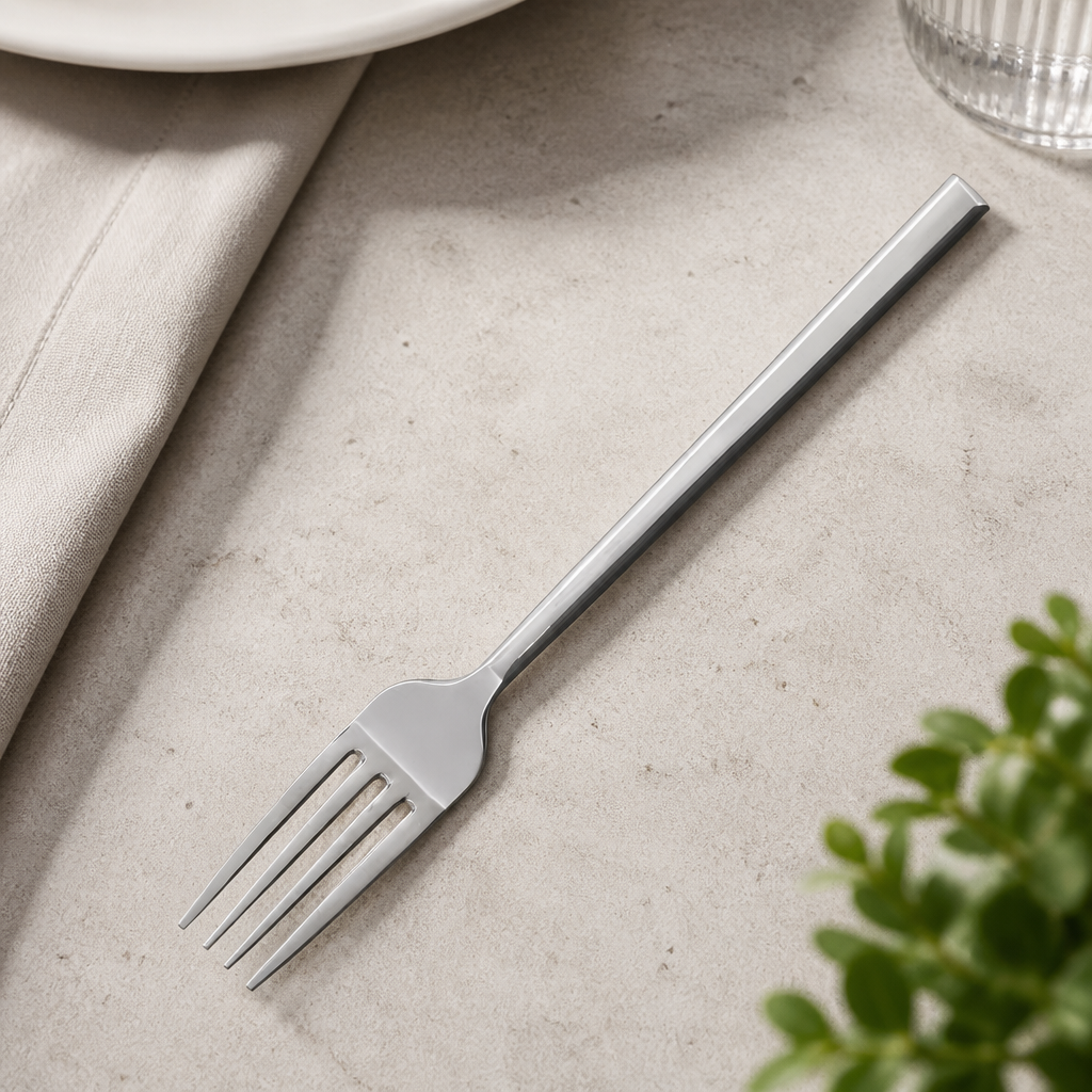 Napoli style commercial stainless steel table forks 12 pack