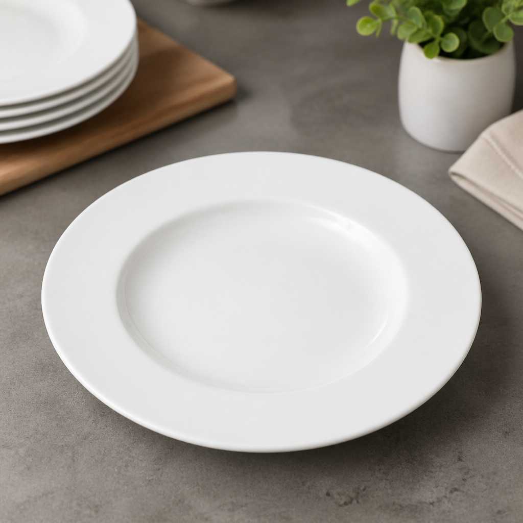 Commercial Vitrified Porcelain Pasta Plates 310mm - 4 Pack