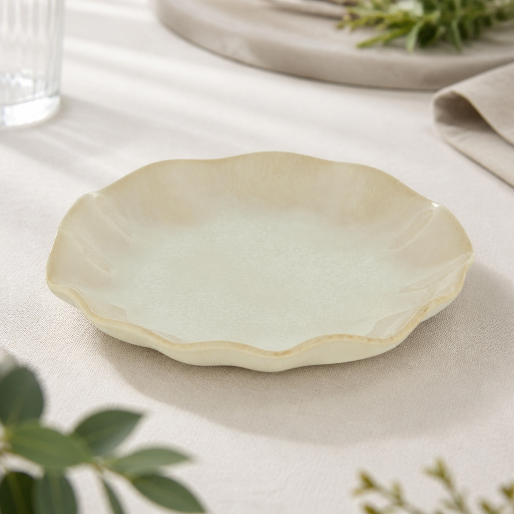 Commercial Stoneware Plates 160mm Yellow 6 Pack for Catering