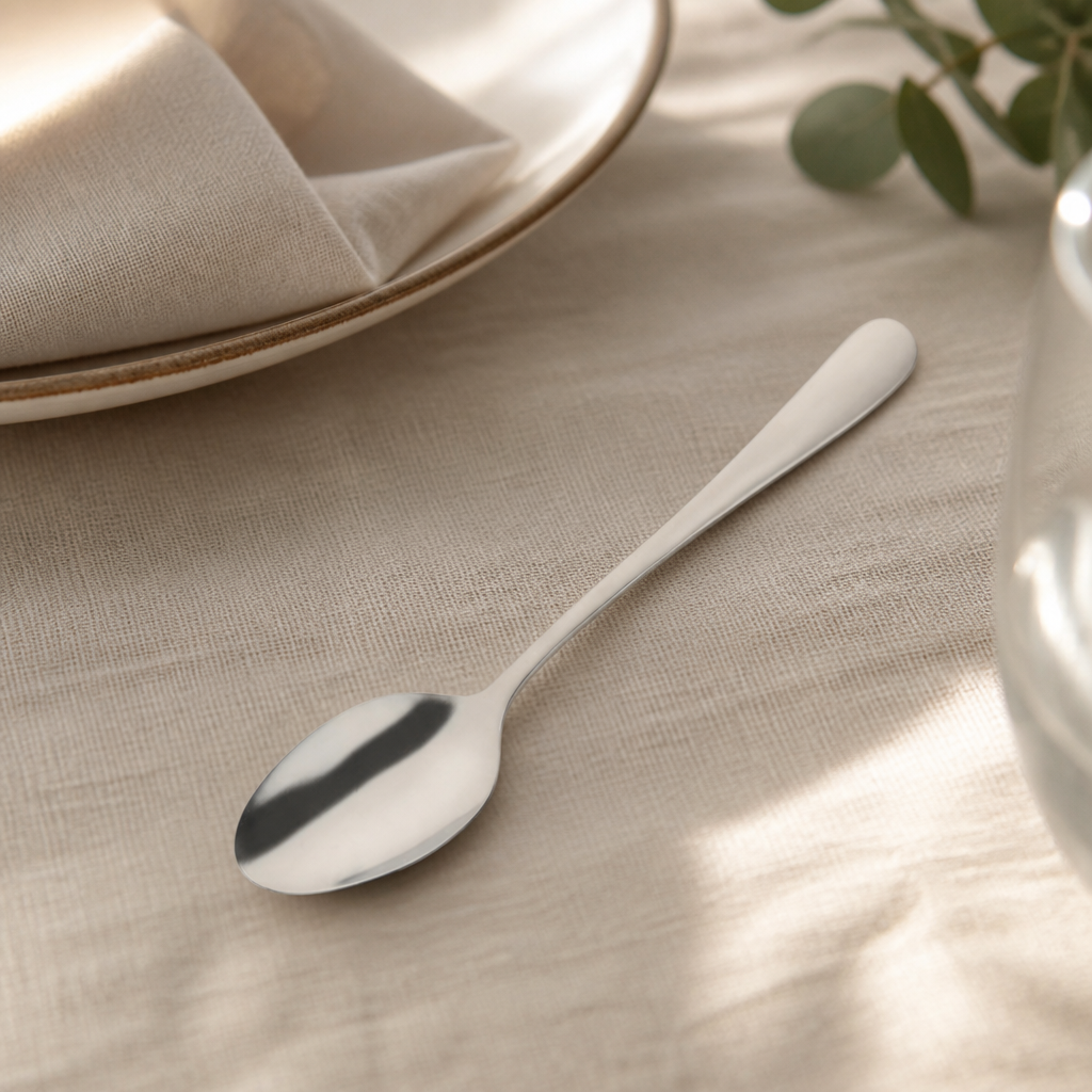 Commercial Dessert Spoons Champagne Finish 12 Pack