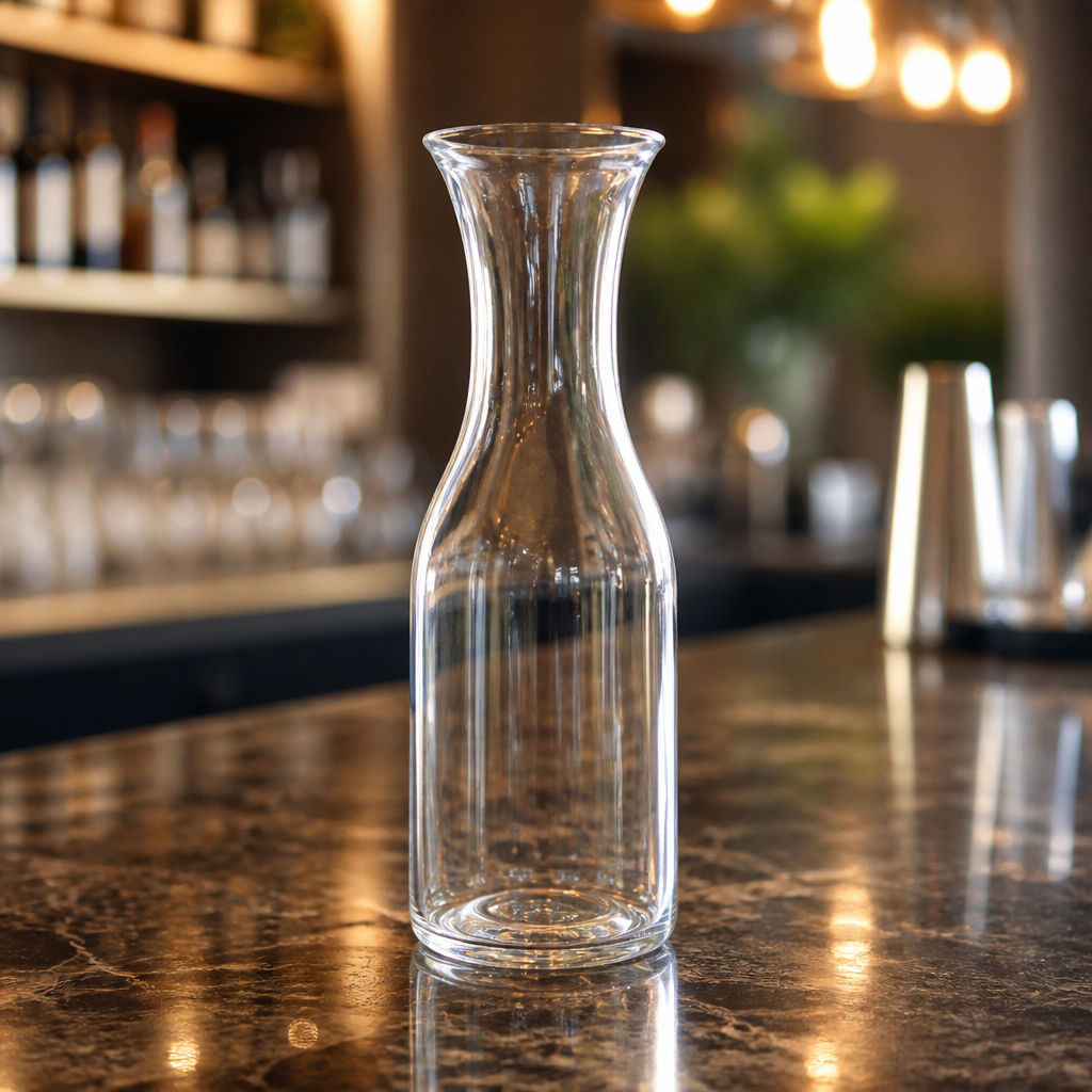 Commercial Glass Bottles 1Ltr Pack of 12 for Table Service