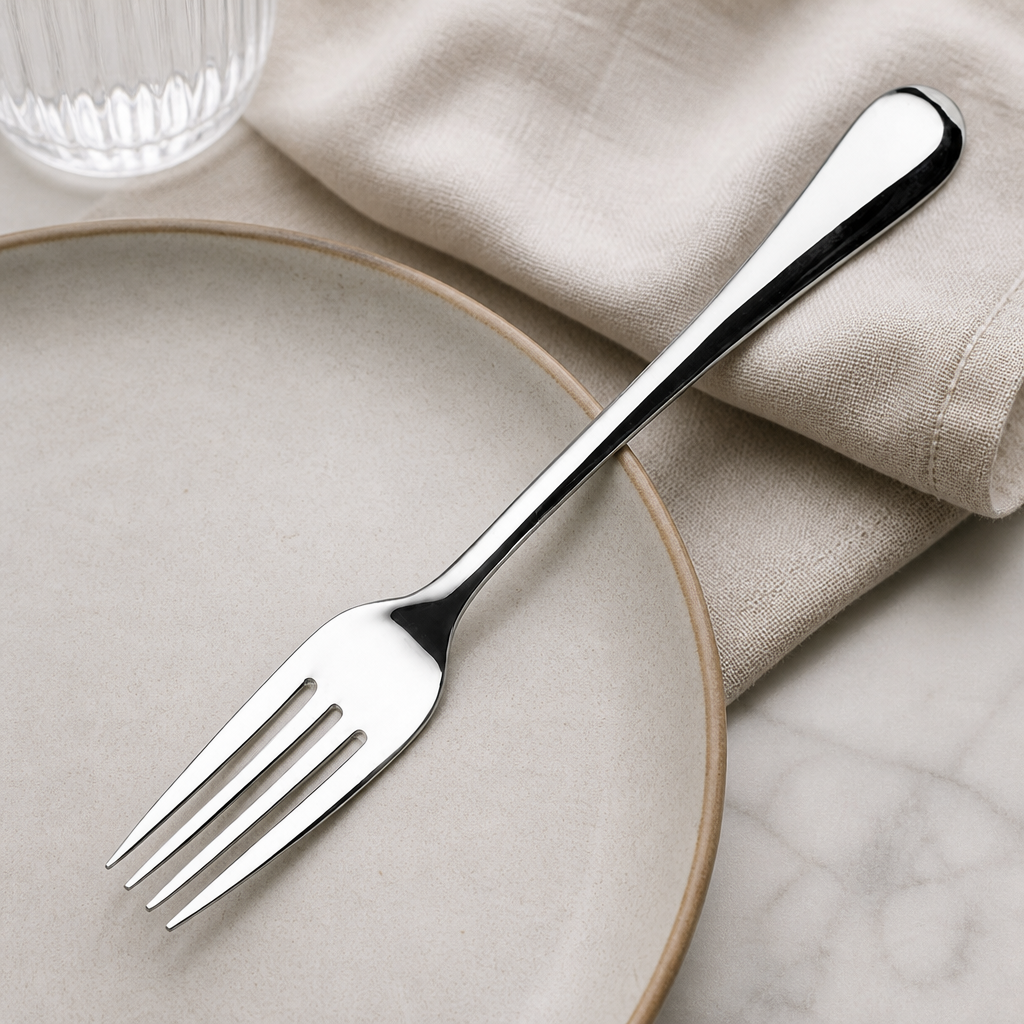 Commercial Dinner Forks 203mm Pack of 12 Stainless Steel