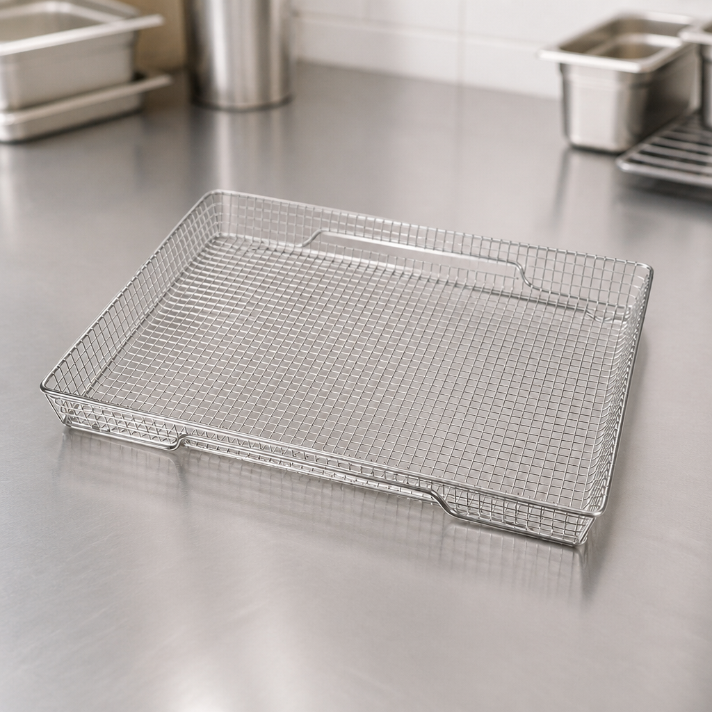 Commercial 2" Deep Rack Basket for Fryers and Cooking Equipment