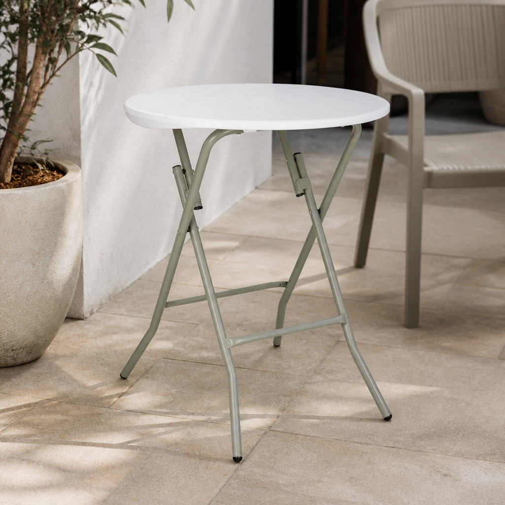 Commercial Round Folding Table 600mm Function Room Use