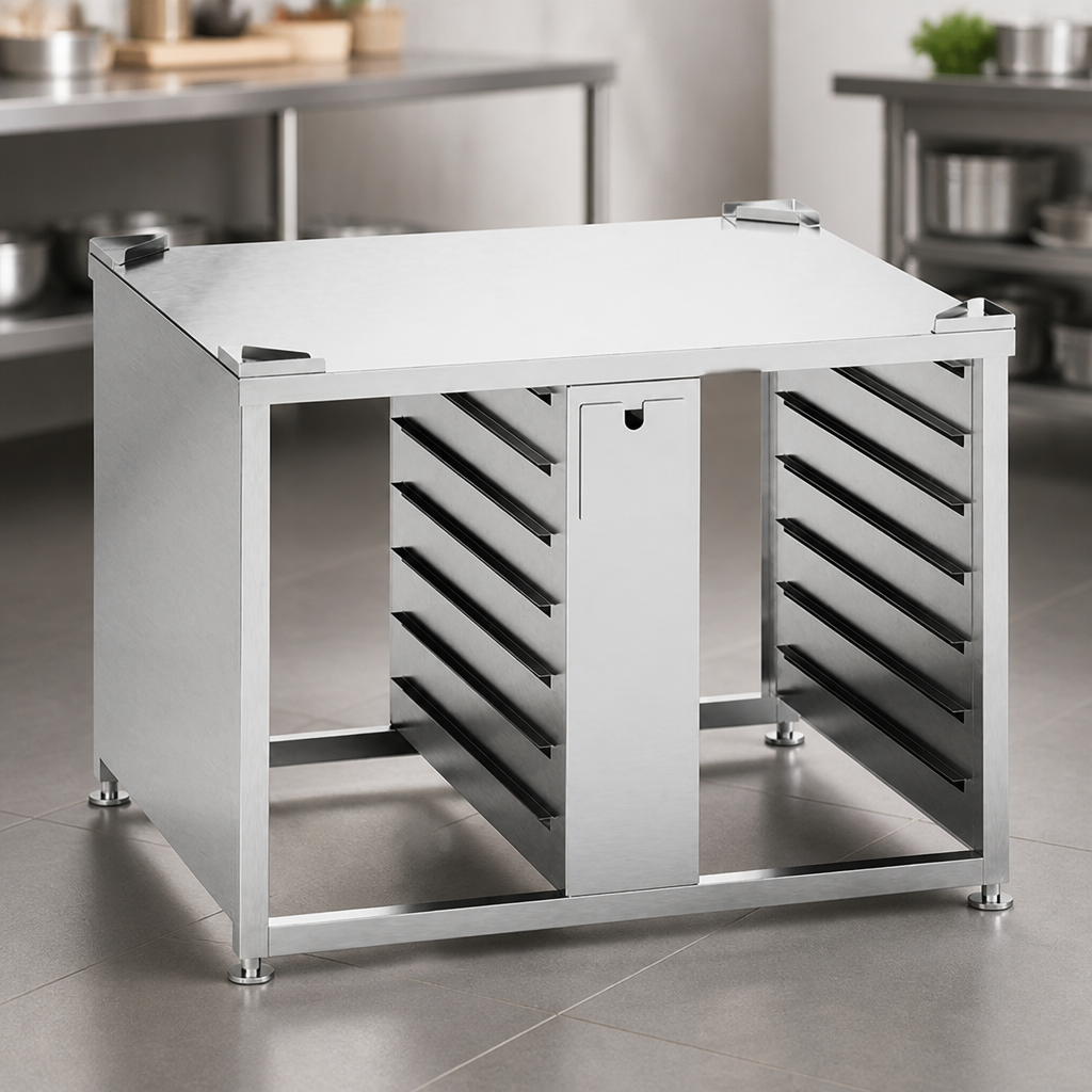 Commercial Static Stand for 12 x 1/1GN Ovens Stainless Steel