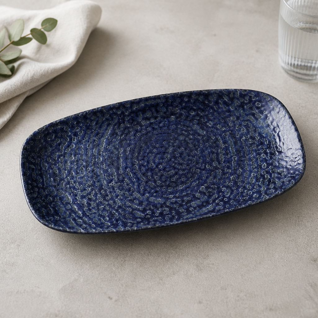 Commercial Oblong Plates 280 x 152mm Super Vitrified Ceramic 12 Pack