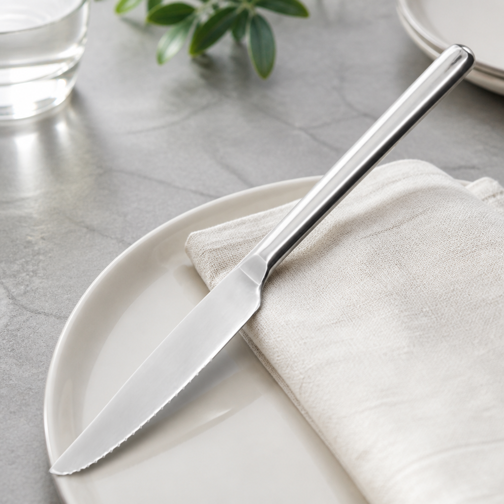 Commercial Stainless Steel Steak Knives 12 Pack 88mm Blade
