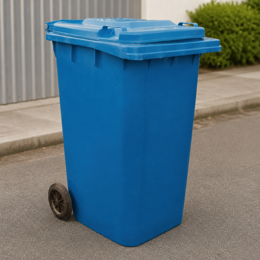240L Commercial Blue Wheelie Bin for Waste and Recycling