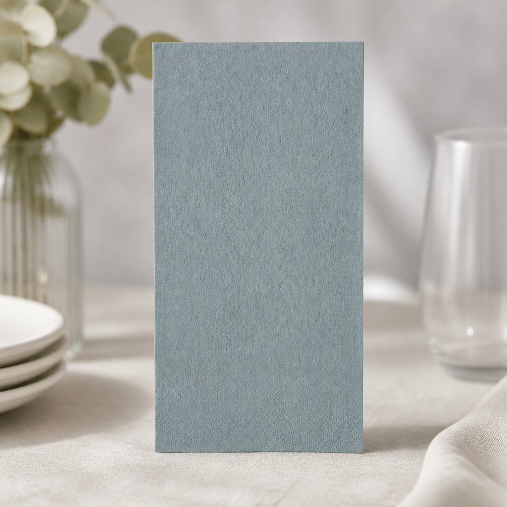 Commercial 3-Ply Paper Serviettes Grey 40x40cm 1000 Pack