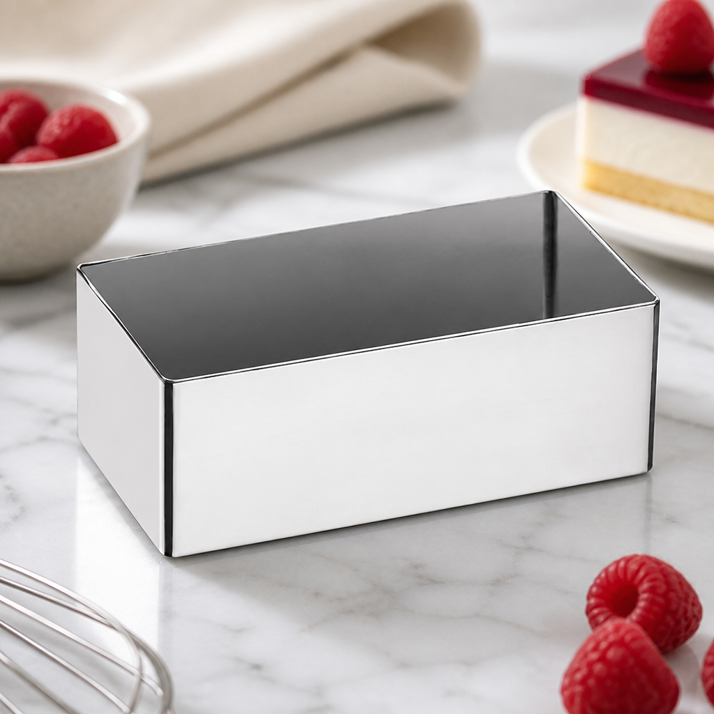 Commercial Stainless Steel Mini Gateaux Mould 80 x 40mm