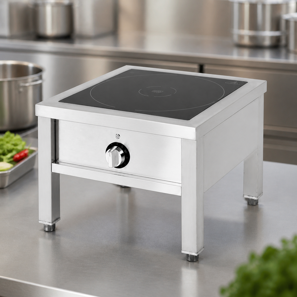 Commercial Induction Stock Pot Stove 8kW Efficient Cooking