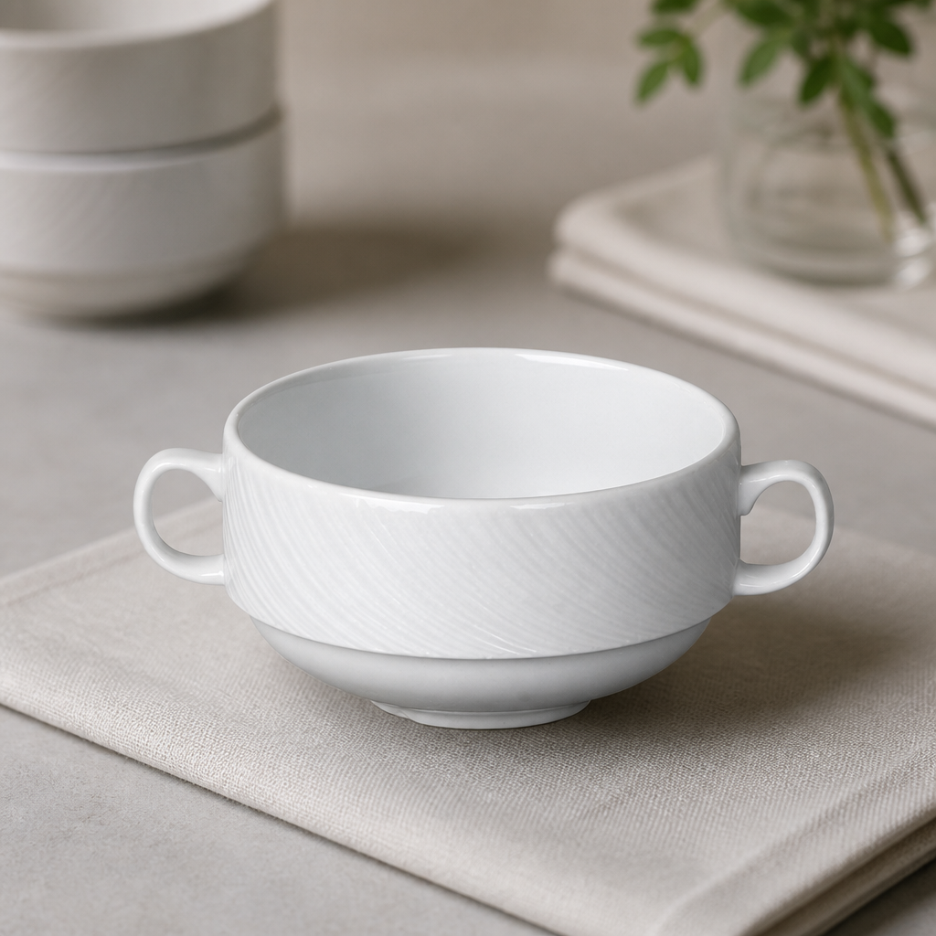 Commercial Handled Soup Cups 285ml - 36 Pack