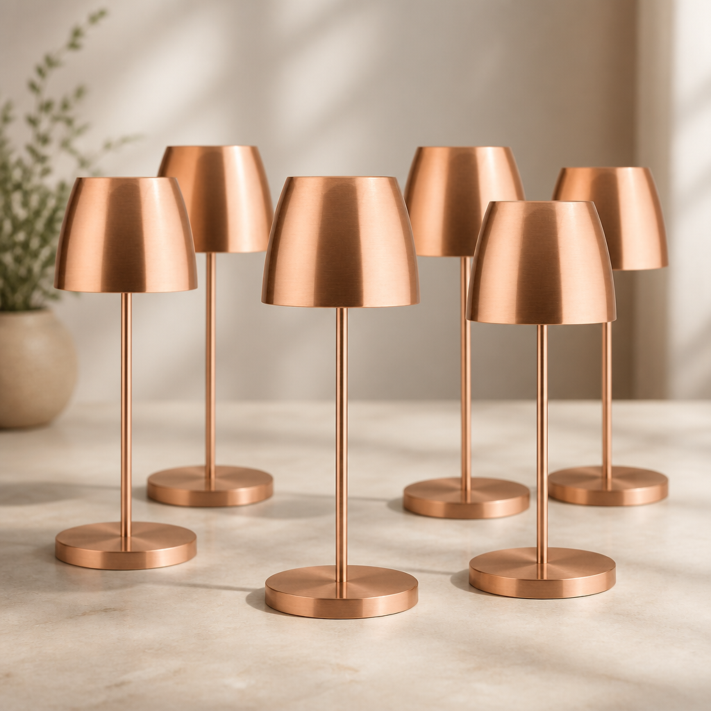 300mm Commercial Cordless Table Lamp with USB Charging Base