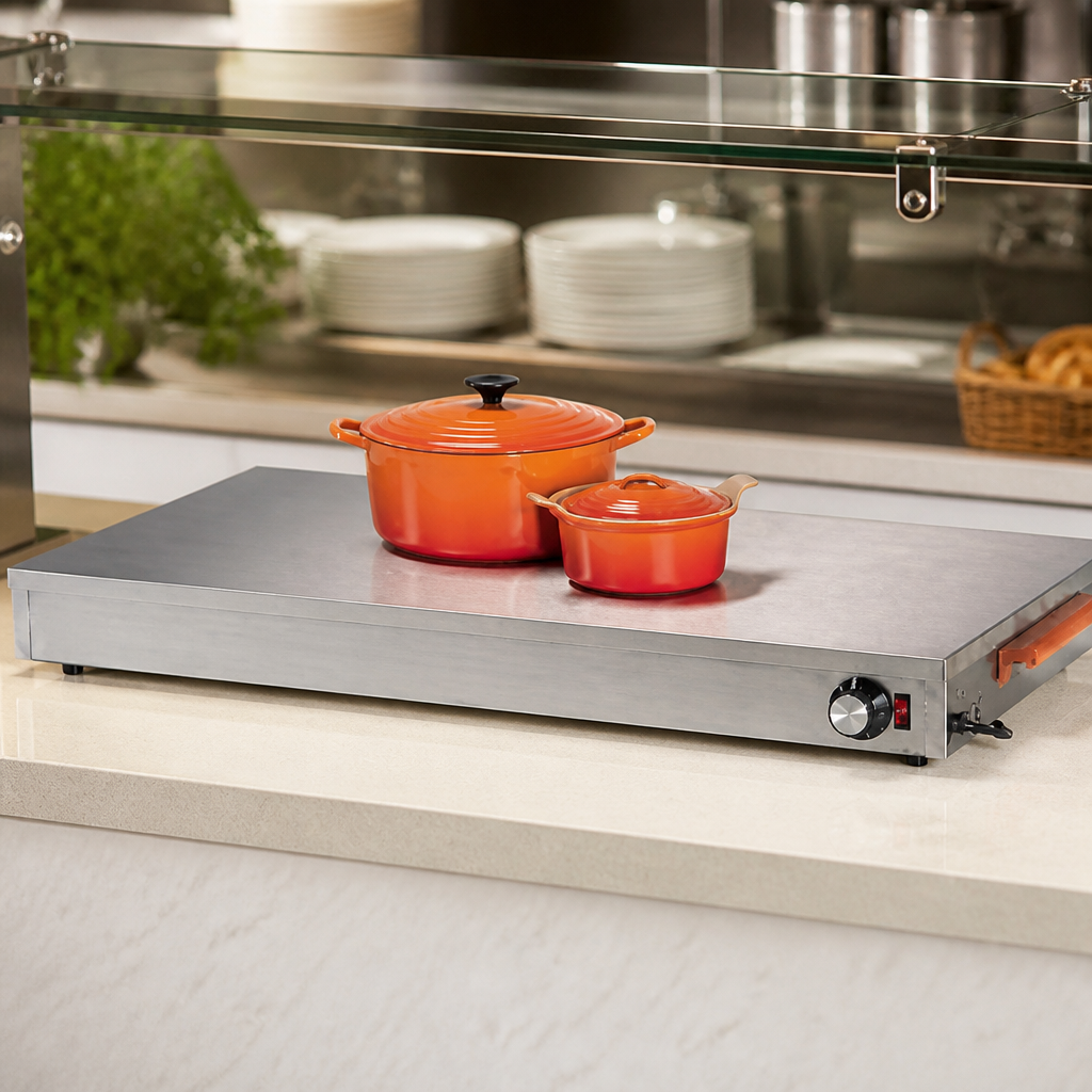 Commercial Hot Plate 4 Burner 600mm for Catering Buffets