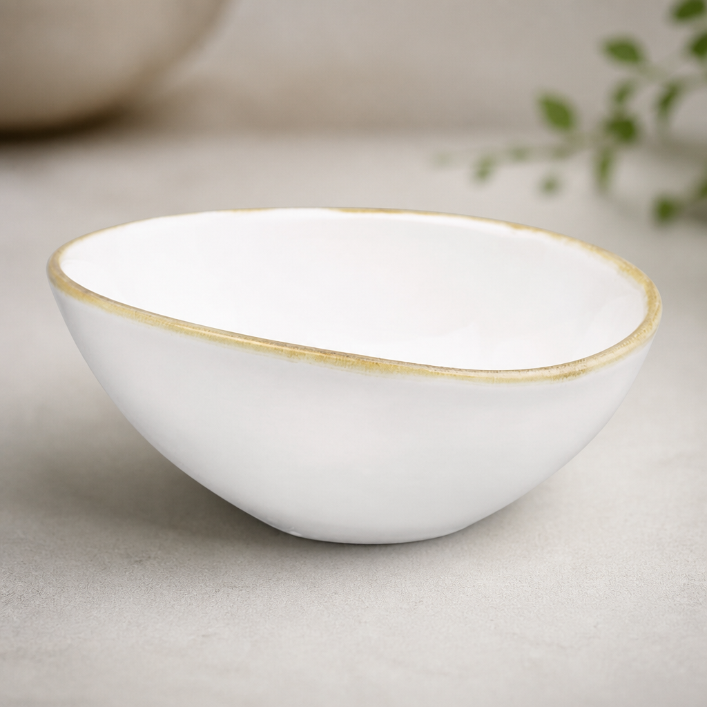 Commercial Soup Bowls 165mm 425ml Rustic Chalk Finish 6 Pack