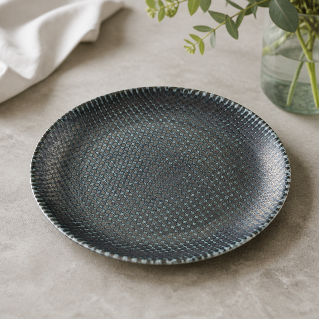 Commercial Coupe Plates 165mm Blue 12 Pack