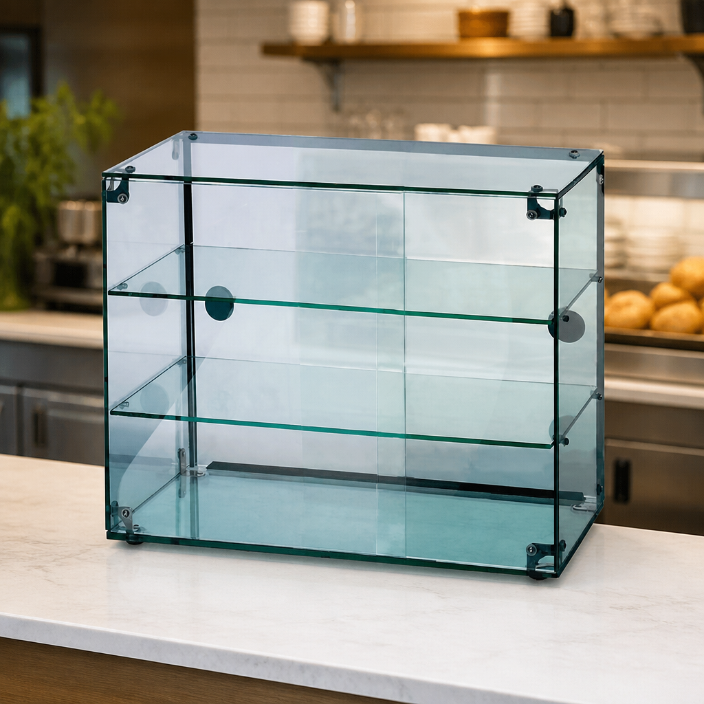 Ambient Glass Display Cabinet for Front of House