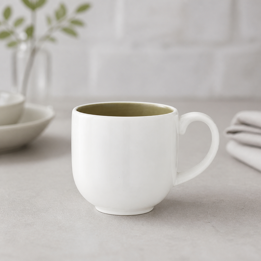 Commercial City Mugs Olive 285ml Durable Hospitality 12 Pack