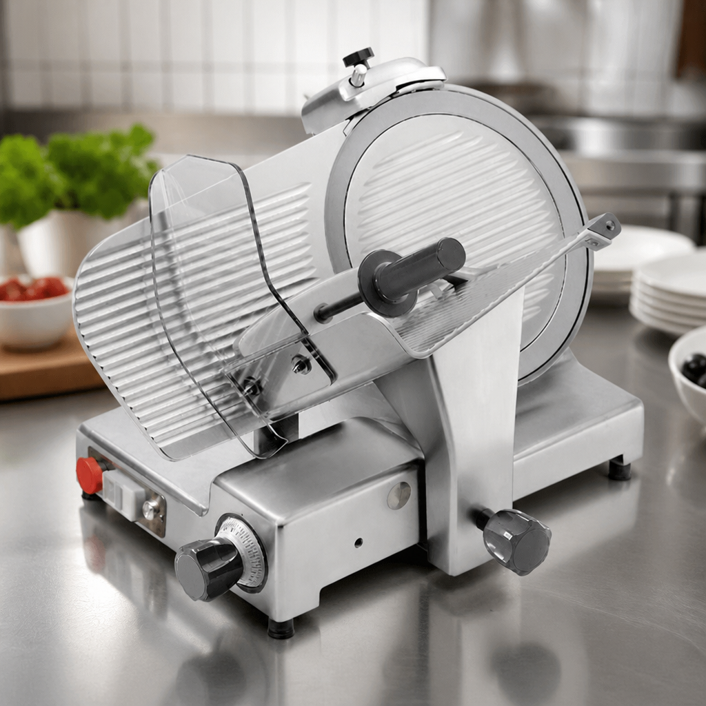 Commercial Meat Slicer 300mm Blade Heavy-Duty Gravity Feed