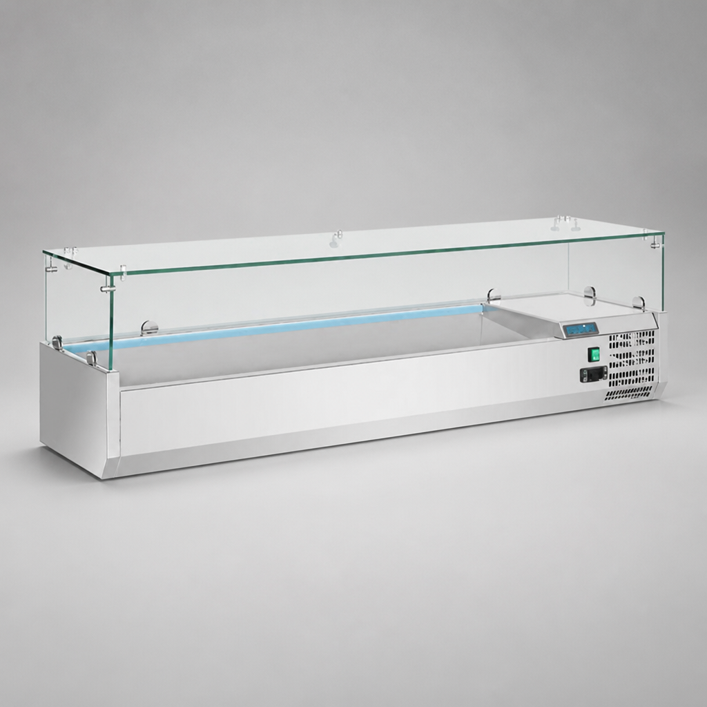 Commercial Countertop Prep Fridge 5x 1/3GN & 1x 1/2GN