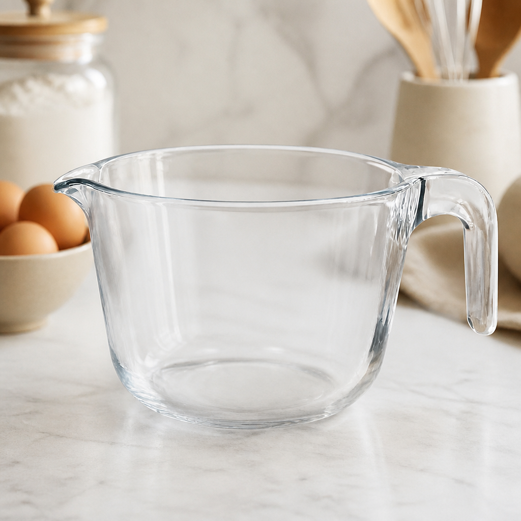 2000ml Commercial Glass Measuring Jug with Ergonomic Handle