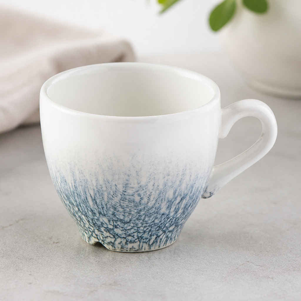 Commercial Espresso Cup 99ml Topaz Blue Duo 12 Pack