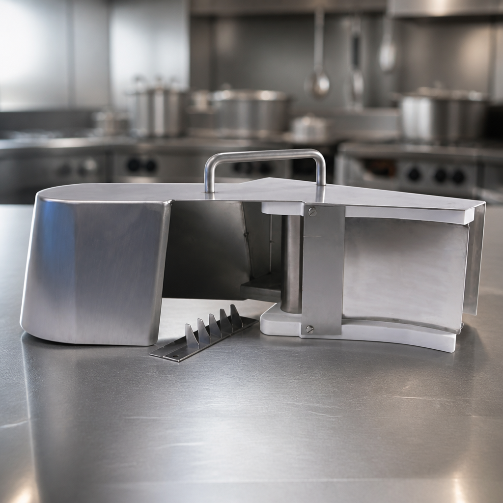 Commercial Potato Chipper Knife Block Assembly 14mm Stainless Steel