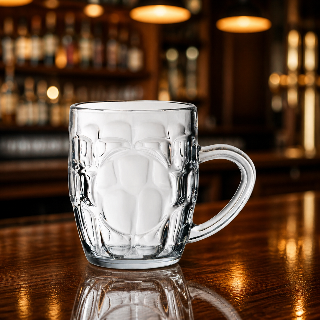 Commercial Dimple Panelled Tankards 290ml CE Marked 36 Pack