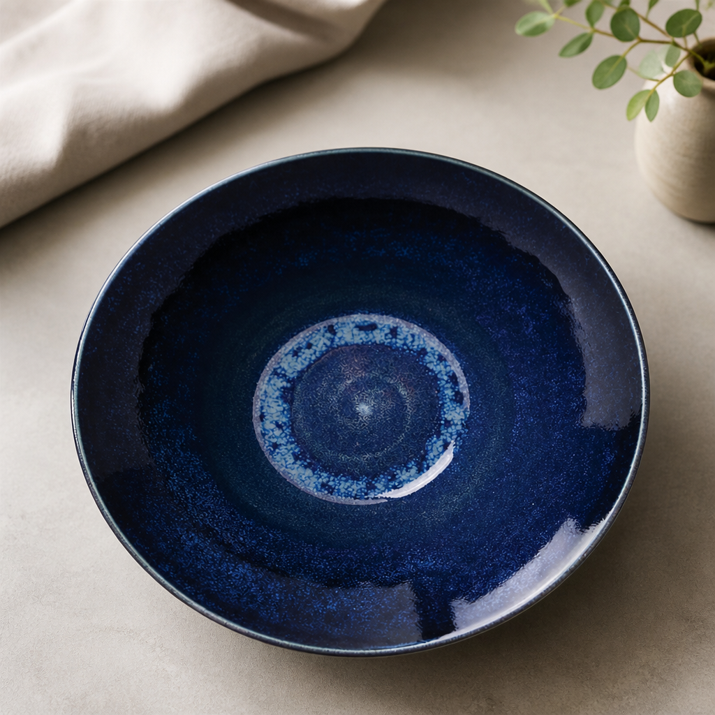 Commercial Porcelain Bowls 165mm Reactive Glaze 12 Pack