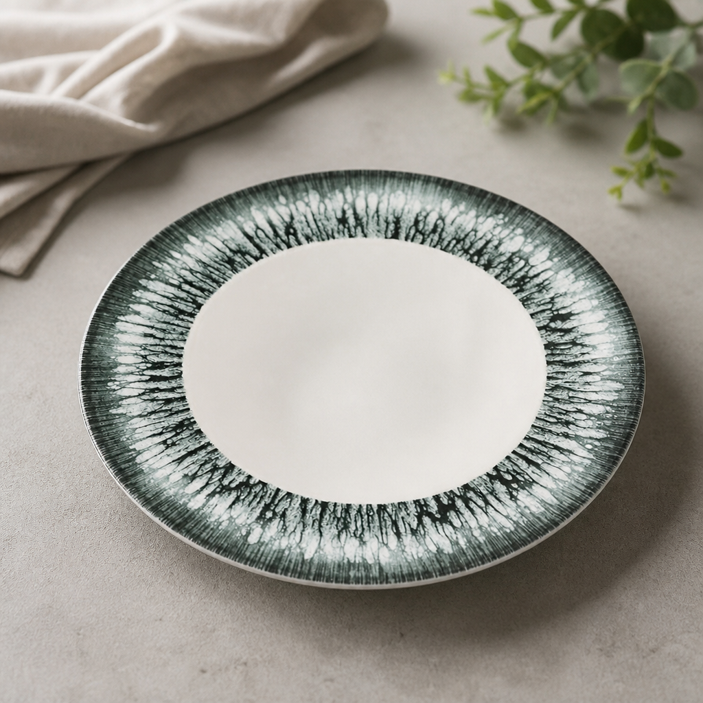 Black Wide Rim Bowls 288mm 0.49L for Restaurants Pack of 12