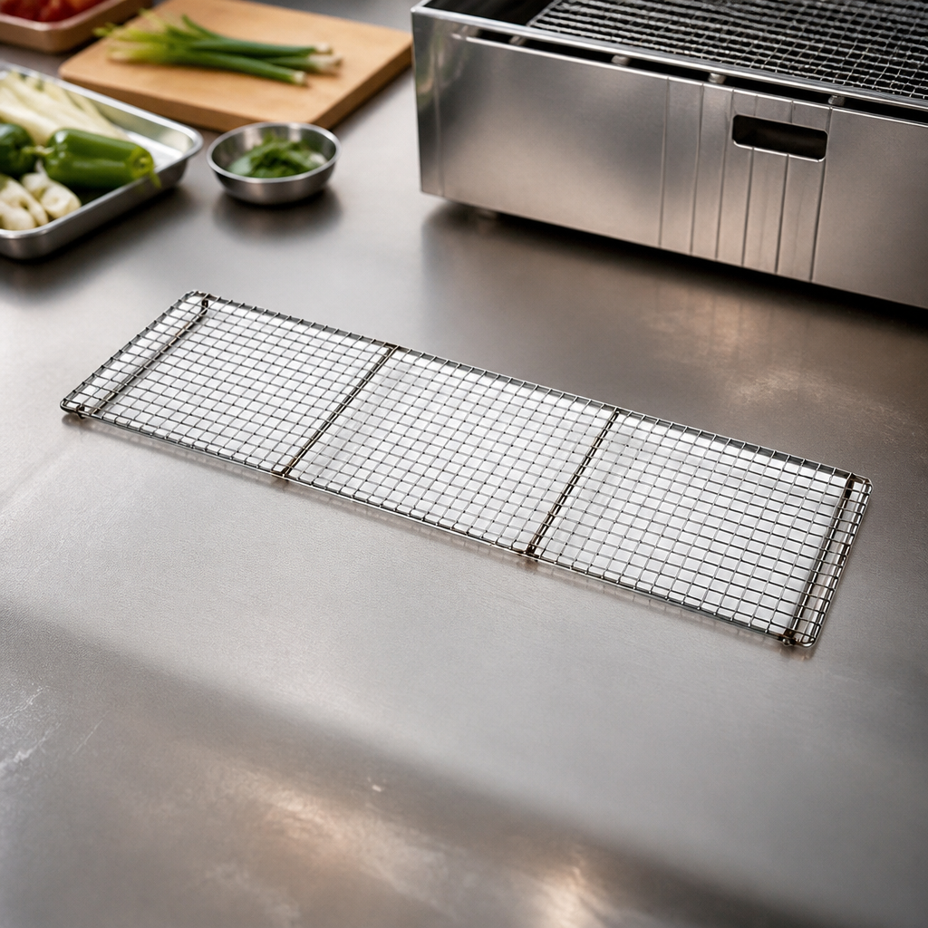Commercial Konro Grill Spare Mesh 665x210mm Stainless Steel