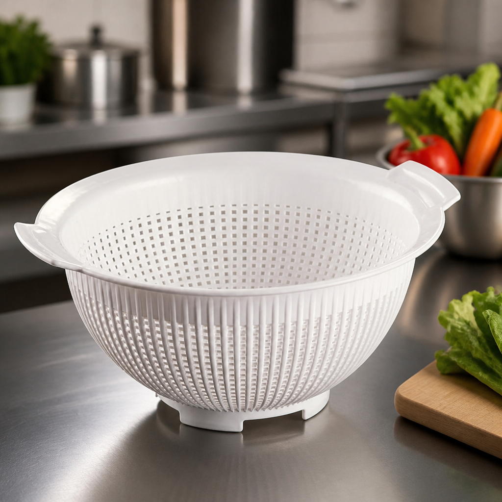 Commercial Polypropylene Colander 11" with Dual Handles