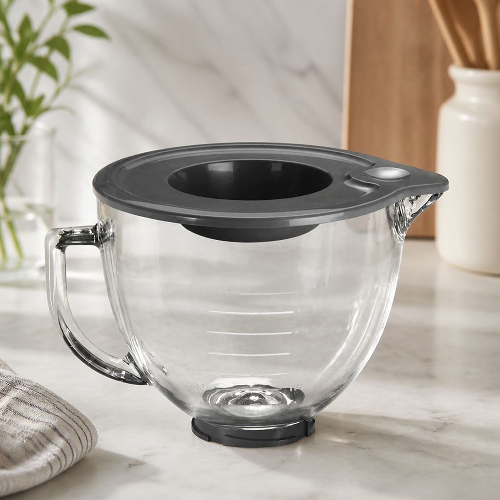 4.8L Commercial Mixing Bowl with Handle and Pouring Spout