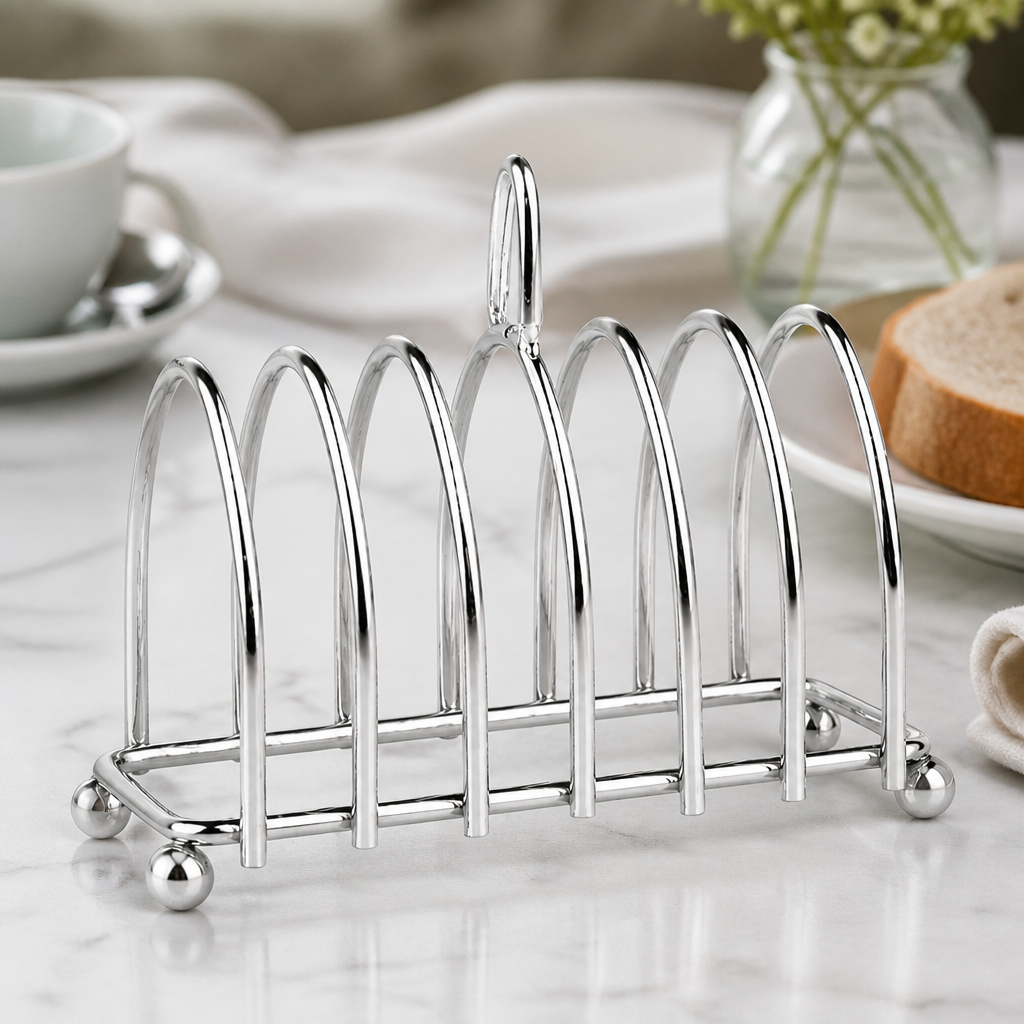 Commercial 6 Slice Wire Toast Rack for Breakfast Service