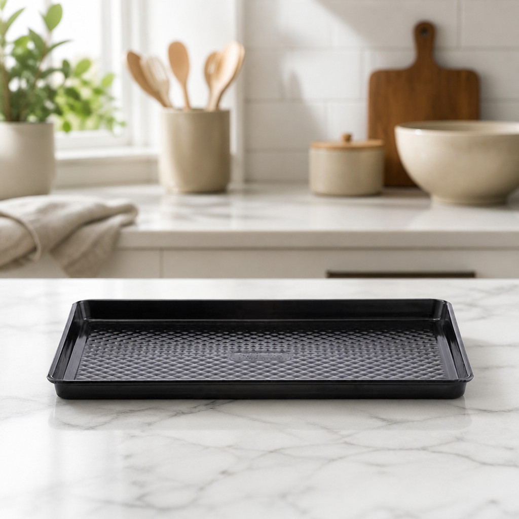 Commercial Baking Tray 390x265mm Non-Stick Heavy Gauge Steel