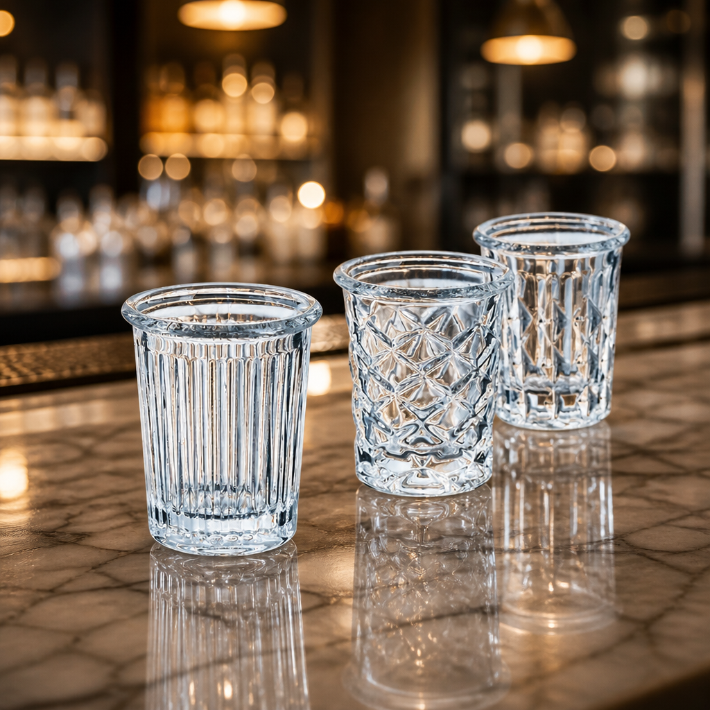 Commercial Shot Glasses 34ml Stackable 24 Pack