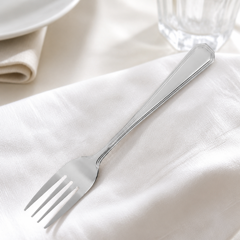 Commercial Table Forks Set of 12 High Polish Stainless Steel
