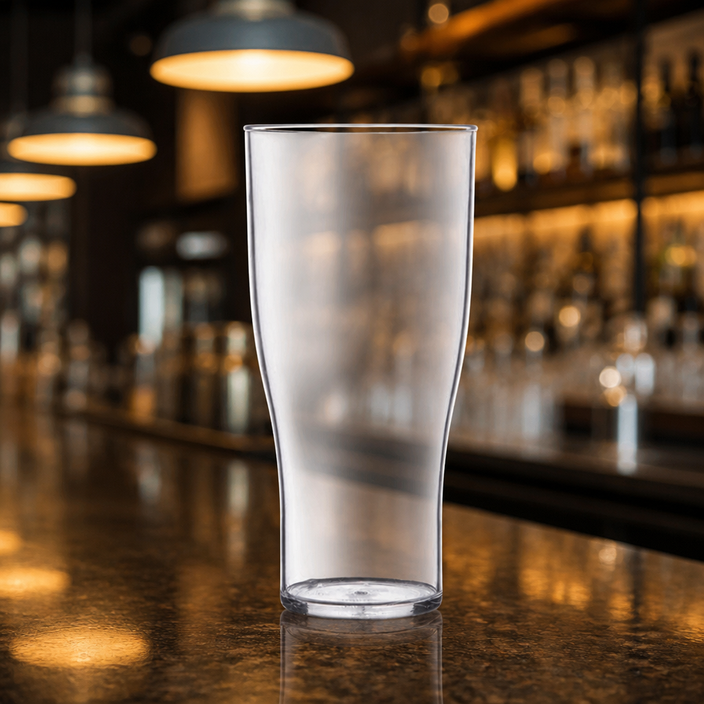 Commercial Polystyrene Pint Glasses 570ml CE Marked 48 Pack