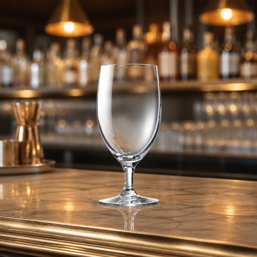Commercial Stemmed Beer Glasses 400ml Clear 24 Pack