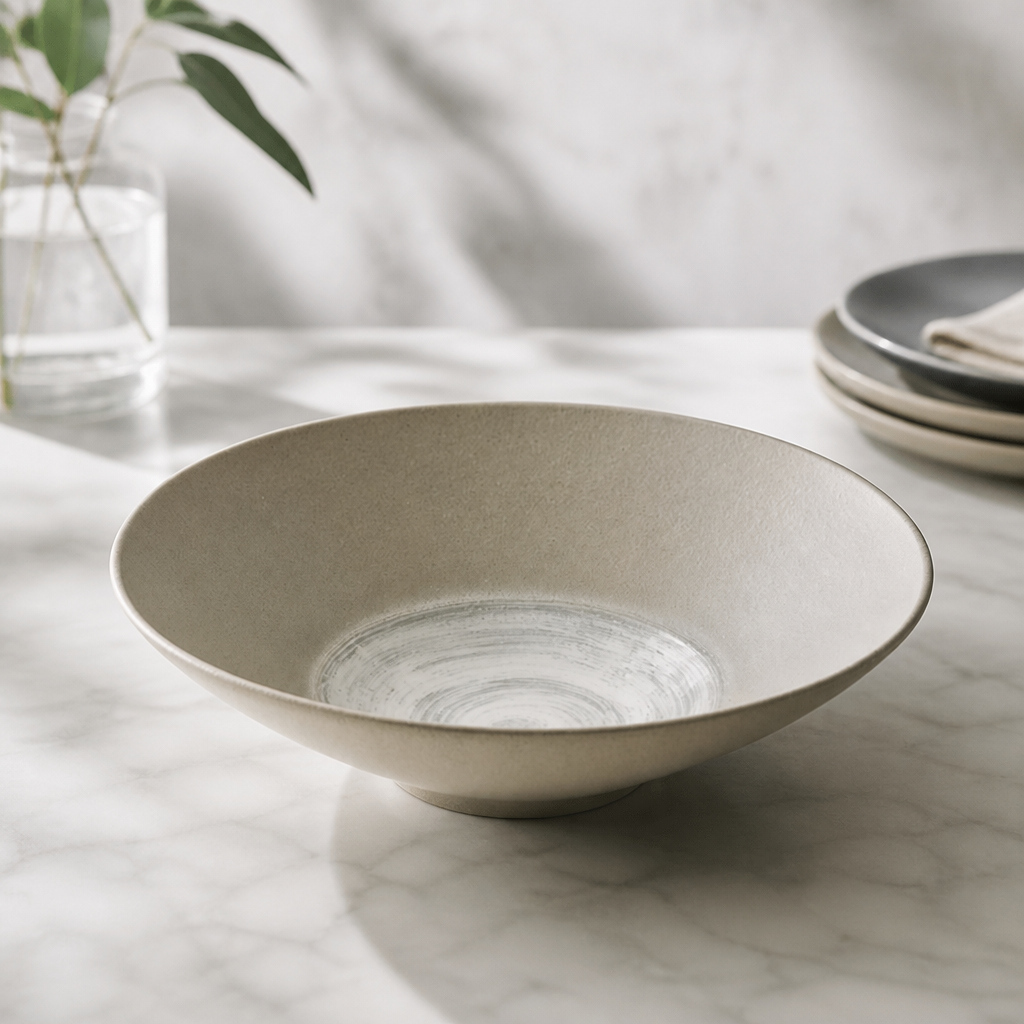 Commercial Stoneware Deep Bowls 240mm - 2 Pack