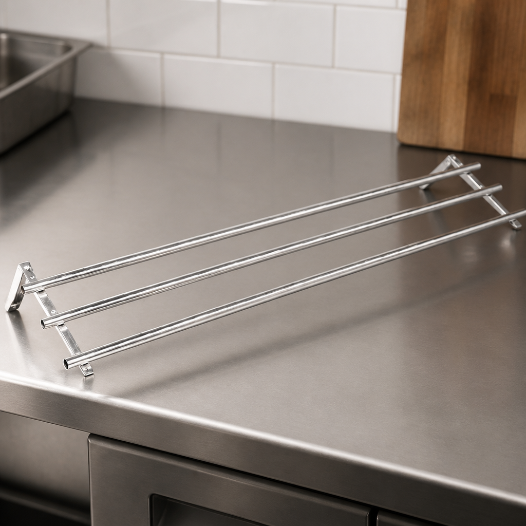 Commercial Stainless Steel Folding Support Assembly 1445mm