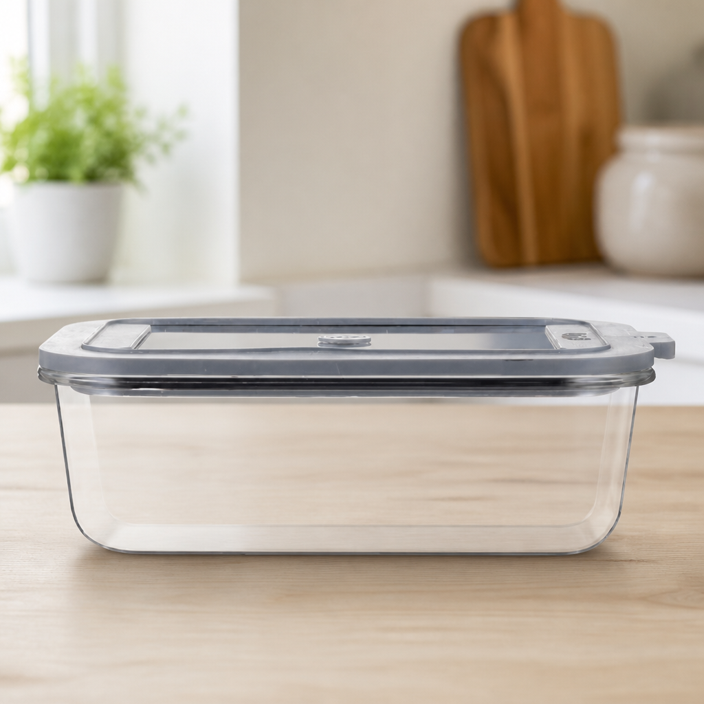 1.5L Commercial Clip Lock Glass Storage Container