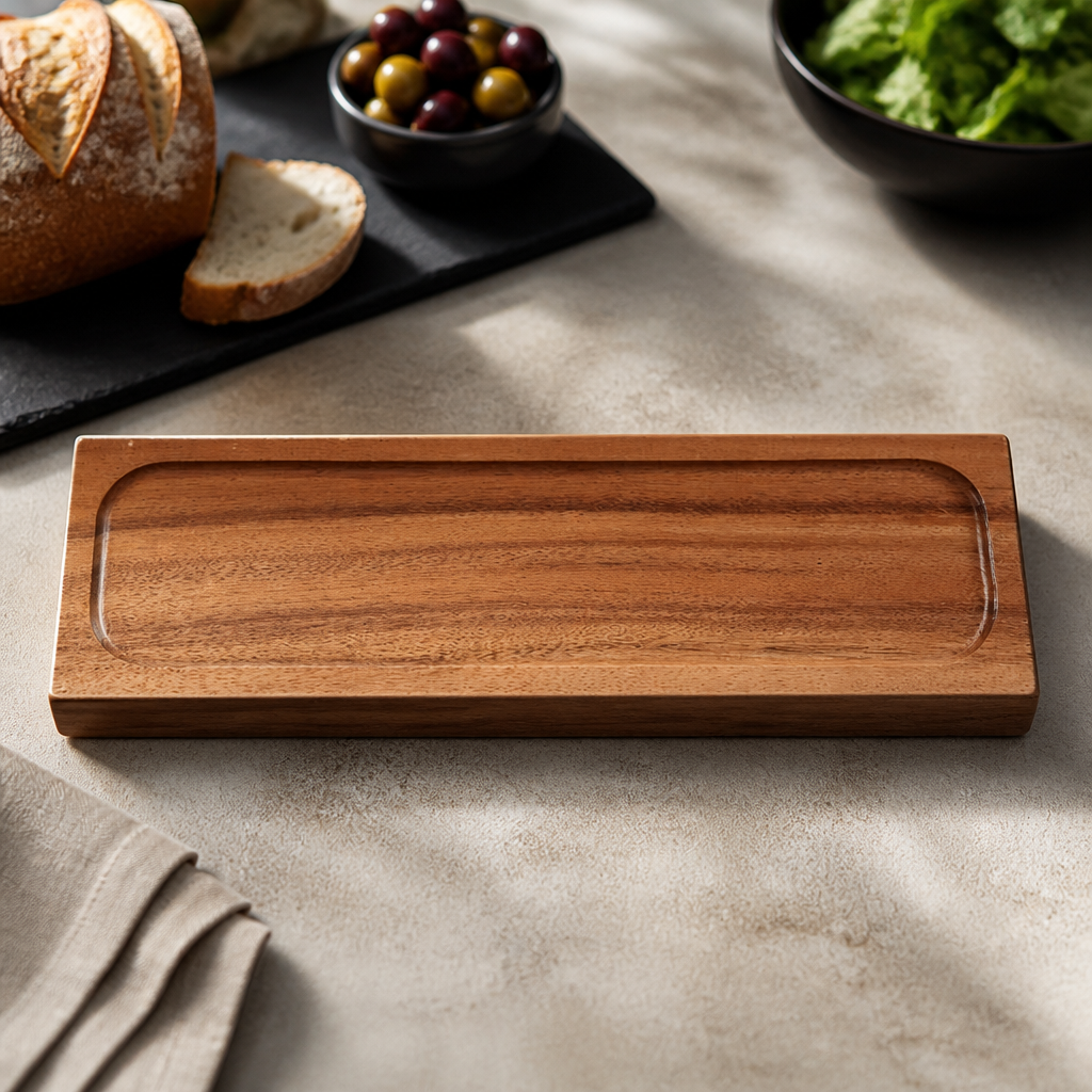 Wooden Serving Board 300 x 90mm for Tapas and Mezzes