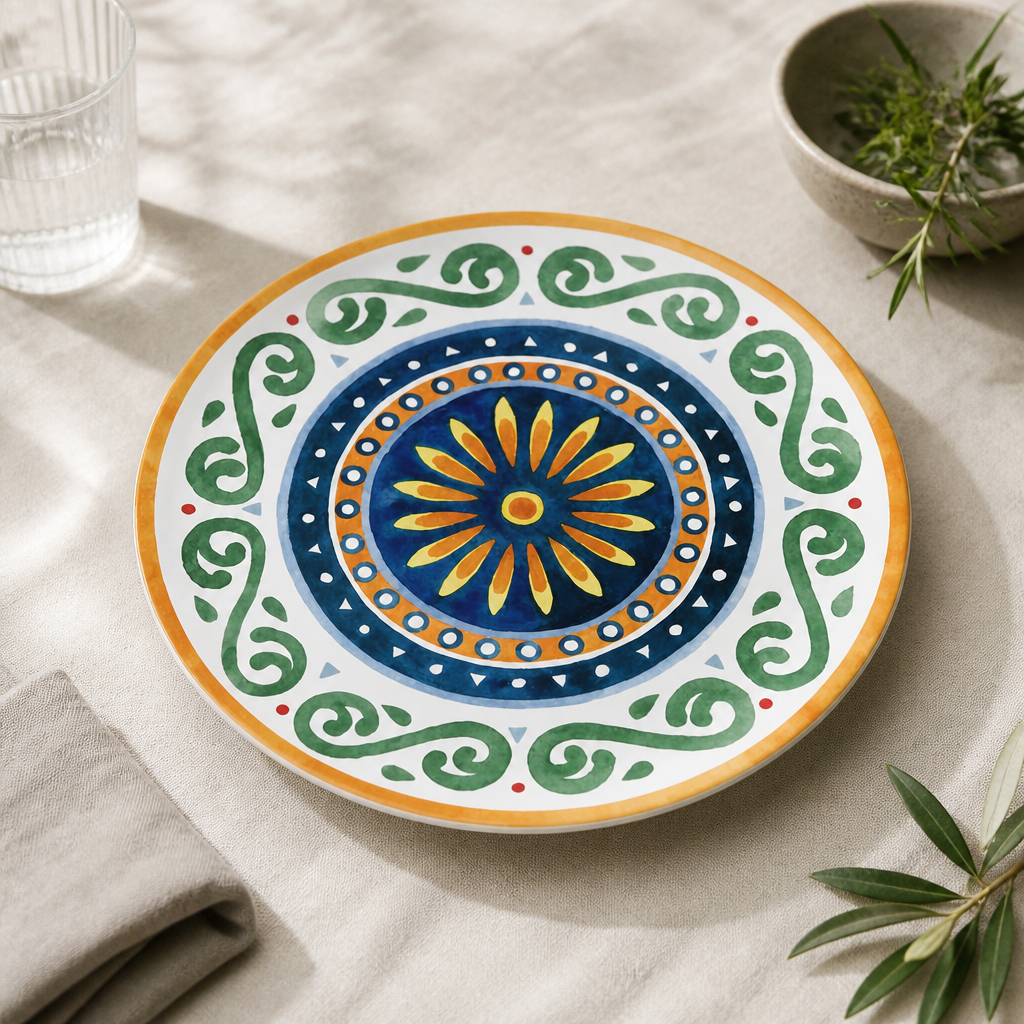 Commercial Pizza Plates 330mm Ceramic Set of 6 for Catering