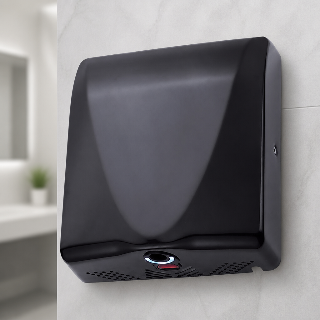 Commercial Hand Dryer with HEPA Filter and LED Light 321mm Height