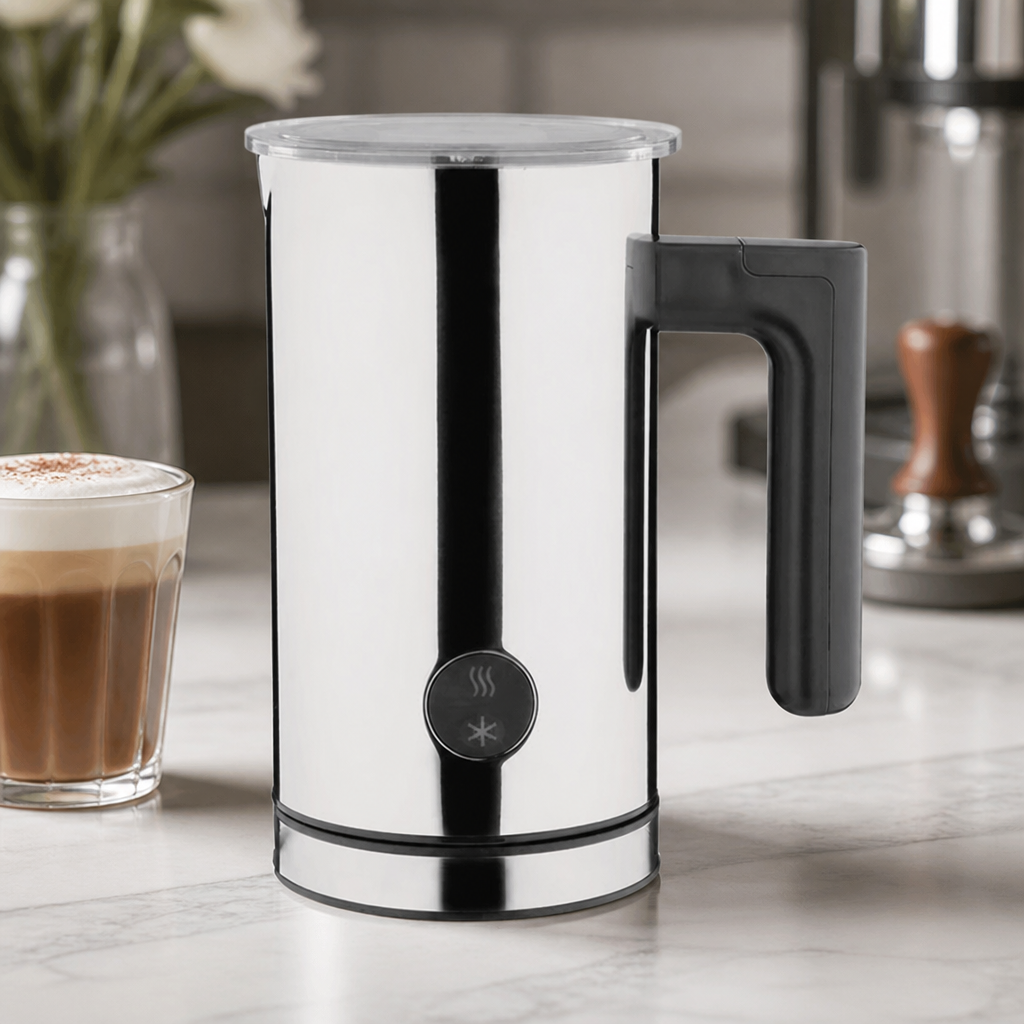 Commercial Milk Frother 0.3L Stainless Steel Aerator and Warmer