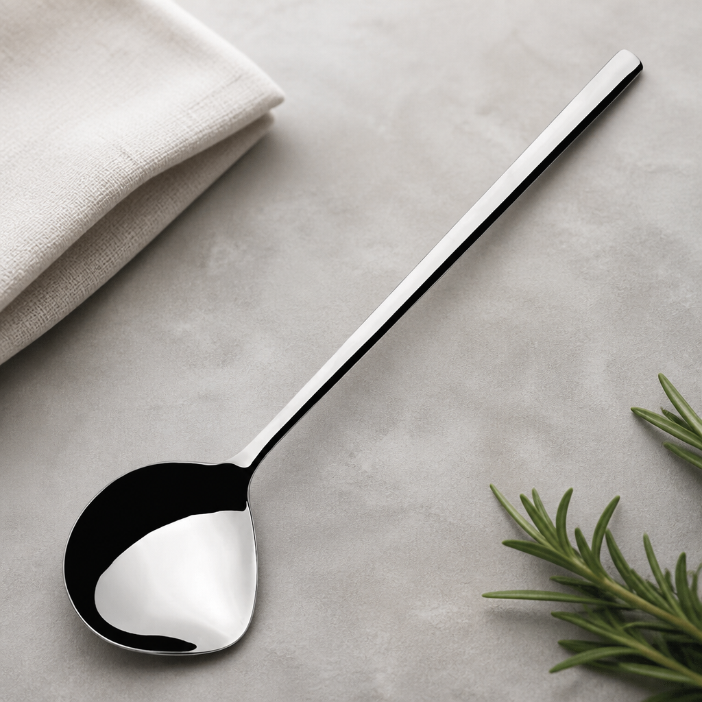 Commercial Stainless Steel Sauce Spoons 216mm Pack of 6