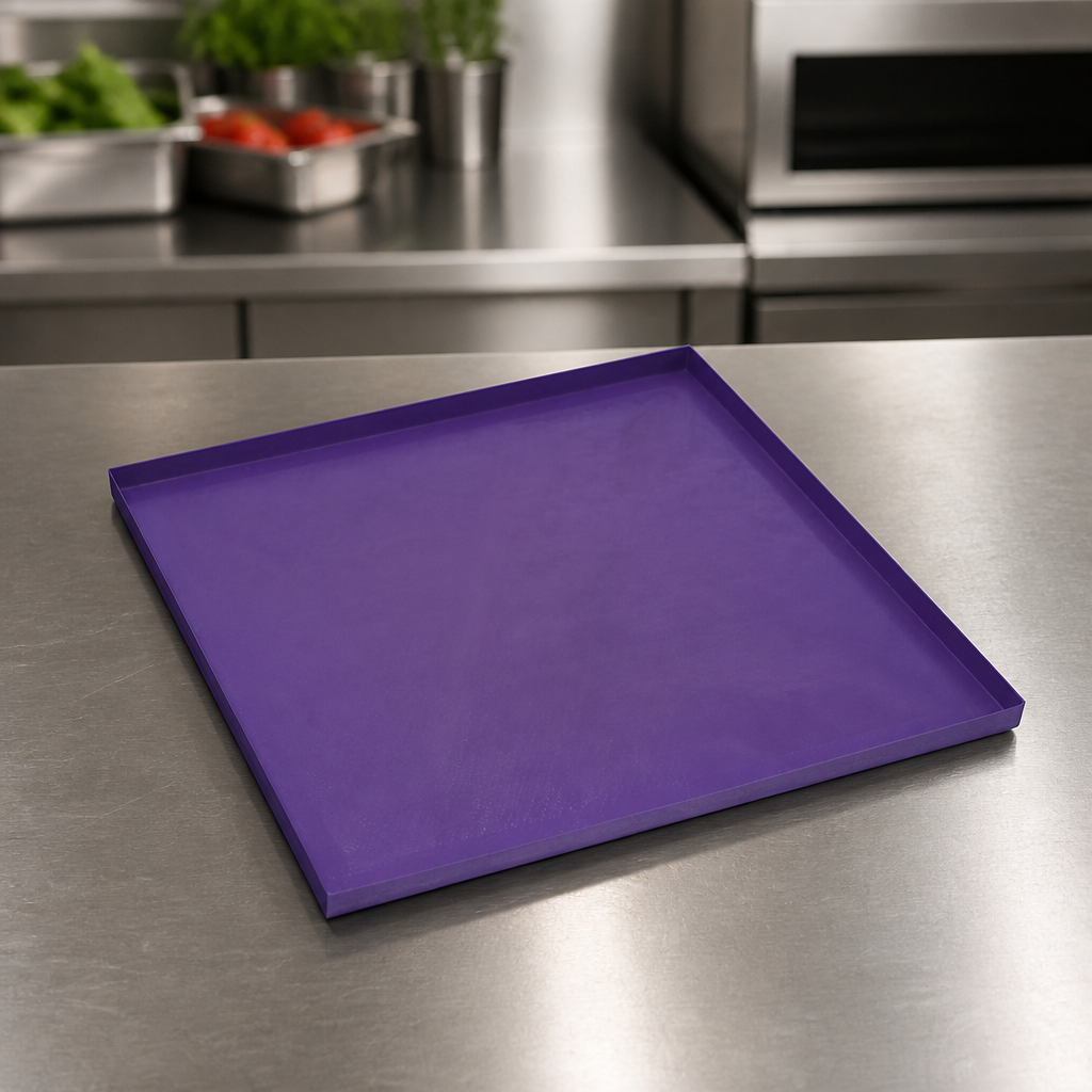 Commercial Purple Cooking Tray for 12 Inch Cavity Ovens