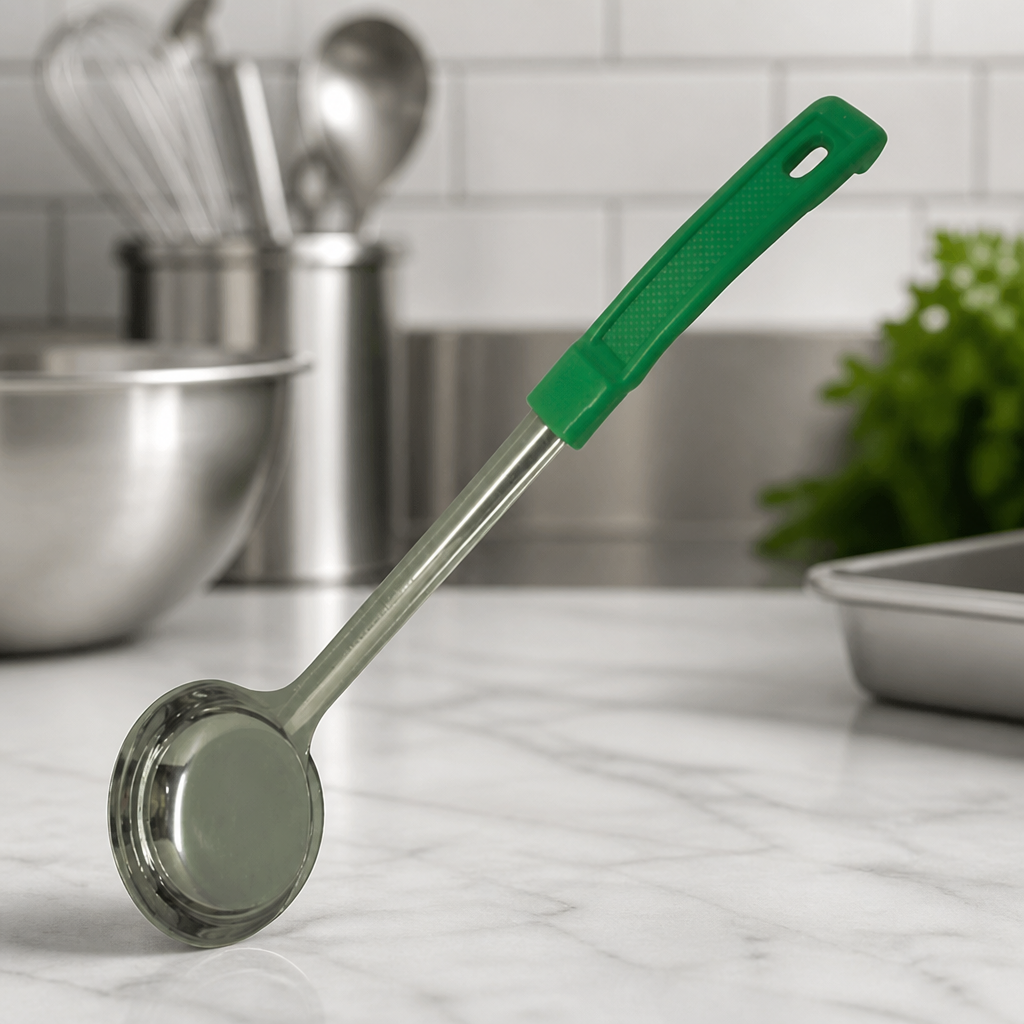 Commercial Green Spoodle 118ml Ergonomic Serving Utensil