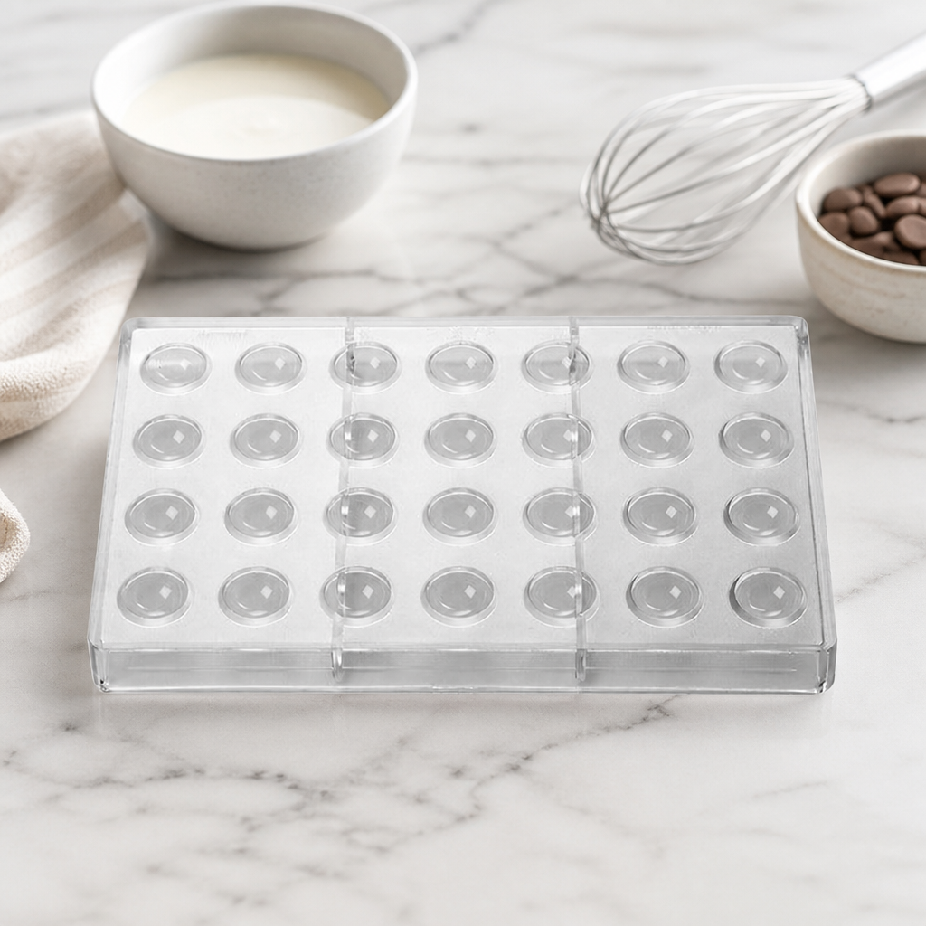Commercial Hemisphere Mould 275x175mm for Chocolates